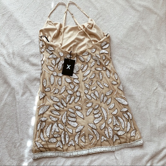❌SOLD❌NWT NBD Madeline Beaded Sequin Mini Dress - Picture 7 of 8